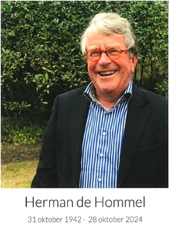 Overlijdensbericht Herman de Hommel