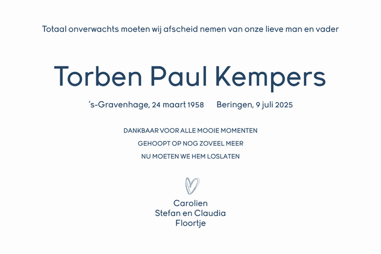 TK zonder dienst